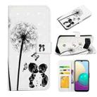 For Xiaomi Mi 11 Ultra Oil Embossed 3D Drawing Leather Phone Case(Couple Dandelion) - 1