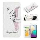 For Xiaomi Mi 11 Ultra Oil Embossed 3D Drawing Leather Phone Case(Feather) - 1