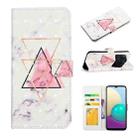 For Xiaomi Mi 11 Ultra Oil Embossed 3D Drawing Leather Phone Case(Triangular Marble) - 1