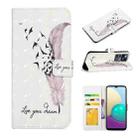 For Xiaomi 12T / 12T Pro Oil Embossed 3D Drawing Leather Phone Case(Feather) - 1