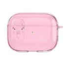 For AirPods Pro Ice Crystals Shockproof Earphone Protective Case(Pink) - 1