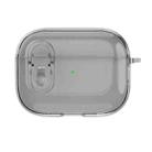 For AirPods Pro 2 Ice Crystals Shockproof Earphone Protective Case(Grey) - 1