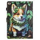 For iPad Air / Air 2 / 9.7 2017 / 2018 Colored Drawing Stitching Leather Tablet Smart Case(Corgi) - 3
