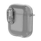 For AirPods 1 / 2 Ice Crystals Shockproof Earphone Protective Case(Grey) - 1