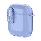 For AirPods 1 / 2 Ice Crystals Shockproof Earphone Protective Case(Blue) - 1
