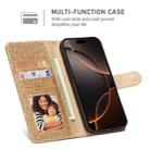 For iPhone 16 Pro Glitter Powder Love Leather Phone Case(Gold) - 3