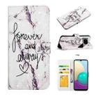 For Google Pixel 7 Pro Oil Embossed 3D Drawing Leather Phone Case(Words Marble) - 1