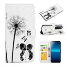 For Sony Xperia L4 Oil Embossed 3D Drawing Leather Phone Case(Couple Dandelion) - 1