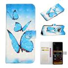 For Sony Xperia 10 Oil Embossed 3D Drawing Leather Phone Case(3 Butterflies) - 1