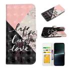 For Sony Xperia 10 V Oil Embossed 3D Drawing Leather Phone Case(Stitching Marble) - 1