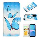 For Sony Xperia 10 IV Oil Embossed 3D Drawing Leather Phone Case(3 Butterflies) - 1