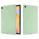 For Samsung Galaxy Tab S6 Lite 2024 Pure Color Liquid Silicone Shockproof Tablet Case(Green) - 1