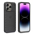 For iPhone 14 Pro R-JUST RJ58 Aromatherapy Metal Cooling Phone Case(Grey) - 1