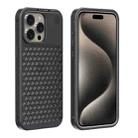 For iPhone 15 Pro R-JUST RJ58 Aromatherapy Metal Cooling Phone Case(Grey) - 1