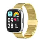 For Redmi Watch 3 Lite / Watch 3 Active Mijobs Milan Buckle Metal Watch Band(Gold) - 1