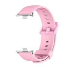 For Xiaomi Mi Band 8 Pro Mijobs Honeycomb Texture Silicone Watch Band(Pink Silver) - 2