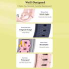 For Xiaomi Mi Band 8 Pro Mijobs Honeycomb Texture Silicone Watch Band(Pink Silver) - 6