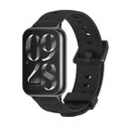 For Xiaomi Mi Band 8 Pro Mijobs Honeycomb Texture Silicone Watch Band(Black) - 1