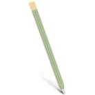 For Apple Pencil 2 Stylus Touch Pen Split Contrast Color Silicone Protective Case(Lemon Avocado) - 1