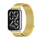 For Xiaomi Mi Band 8 Pro Mijobs Milan Magnetic Stainless Steel Watch Band(Gold) - 1