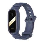 For Xiaomi Mi Band 8 MIJOBS GS Unibody Solid Color Sports Watch Band(Midnight Blue) - 1