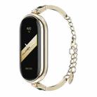 For Xiaomi Mi Band 8 Mijobs Ruyi Beauty Bracelet Watch Band(Light Gold Green) - 1