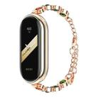 For Xiaomi Mi Band 8 / 9 / 9 NFC Mijobs Mermaid Beauty Bracelet Watch Band(Rose Gold Green) - 1