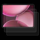 For OPPO Pad 4 Pro / OnePlus Pad 2 Pro 2pcs 9H 0.3mm Explosion-proof Tempered Glass Film - 1