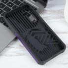 For Samsung Galaxy A55 Camera Shield Card Slot PC+TPU Phone Case(Purple) - 3