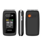 UNIWA V202T 4G Flip Style Phone, 2.4 inch Unisoc T107 Cat.1, SOS, FM, Dual SIM Cards, 21 Keys(Black) - 1