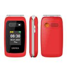 UNIWA V202T 4G Flip Style Phone, 2.4 inch Unisoc T107 Cat.1, SOS, FM, Dual SIM Cards, 21 Keys(Red) - 1