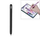 For Huawei M-pencil Stylus Touch Pen Integrated Non-slip Silicone Protective Cover(Black) - 1
