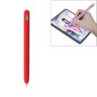 For Huawei M-pencil Stylus Touch Pen Integrated Non-slip Silicone Protective Cover(Red) - 1