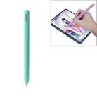 For Huawei M-pencil Stylus Touch Pen Integrated Non-slip Silicone Protective Cover(Mint Green) - 1