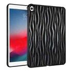 For iPad 10.5 Air 3 2019 Jelly Color Water Ripple TPU Tablet Case(Black) - 1