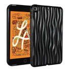 For iPad mini 5 / 4 / 3 / 2 / 1 Jelly Color Water Ripple TPU Tablet Case(Black) - 1