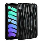 For iPad mini 6 / mini 2024 Jelly Color Water Ripple TPU Tablet Case(Black) - 1