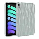 For iPad mini 6 Jelly Color Water Ripple TPU Tablet Case(Grey) - 1