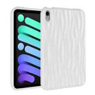 For iPad mini 6 Jelly Color Water Ripple TPU Tablet Case(White) - 1