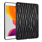 For iPad 10.2 2021 / 2020 / 2019 Jelly Color Water Ripple TPU Tablet Case(Black) - 1