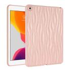 For iPad 10.2 2021 / 2020 / 2019 Jelly Color Water Ripple TPU Tablet Case(Pink) - 1