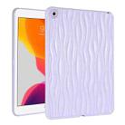 For iPad 10.2 2021 / 2020 / 2019 Jelly Color Water Ripple TPU Tablet Case(Purple) - 1