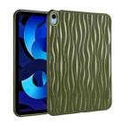 For iPad Air 10.9 2022 / 2020 Jelly Color Water Ripple TPU Tablet Case(Dark Green) - 1