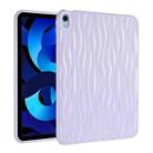 For iPad Air 10.9 2022 / 2020 Jelly Color Water Ripple TPU Tablet Case(Purple) - 1