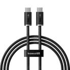 Baseus Dynamic 3 Series Fast Charging Data Cable Type-C to Type-C 100W, Length:1m(Black) - 1