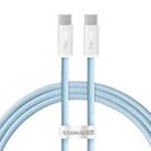 Baseus Dynamic 3 Series Fast Charging Data Cable Type-C to Type-C 100W, Length:1m(Blue) - 1