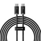 Baseus Dynamic 3 Series Fast Charging Data Cable Type-C to Type-C 100W, Length:2m(Black) - 1