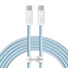 Baseus Dynamic 3 Series Fast Charging Data Cable Type-C to Type-C 100W, Length:2m(Blue) - 1