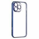 For iPhone 15 Pro Max TOTUDESIGN PC-2 Series Electroplating TPU Phone Case(Blue) - 1