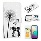 For OPPO Find X5 Lite Oil Embossed 3D Drawing Leather Phone Case(Couple Dandelion) - 1